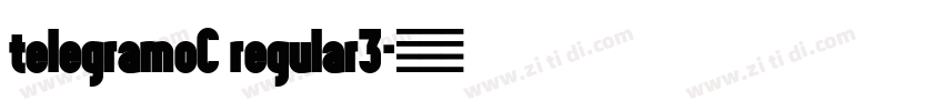 telegramoC regular3字体转换